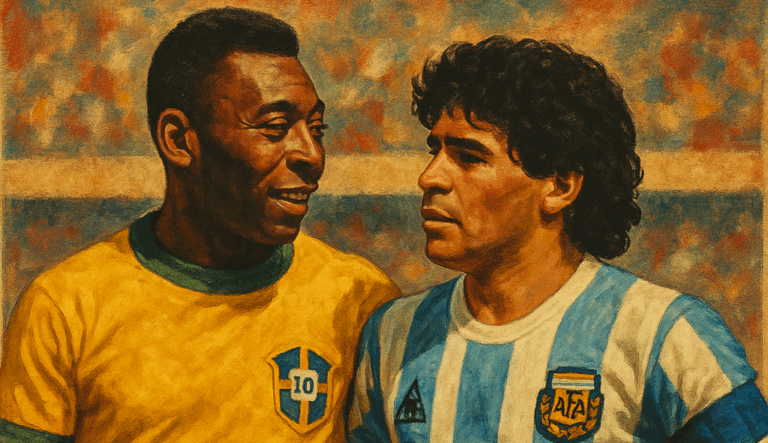 pele and maradona