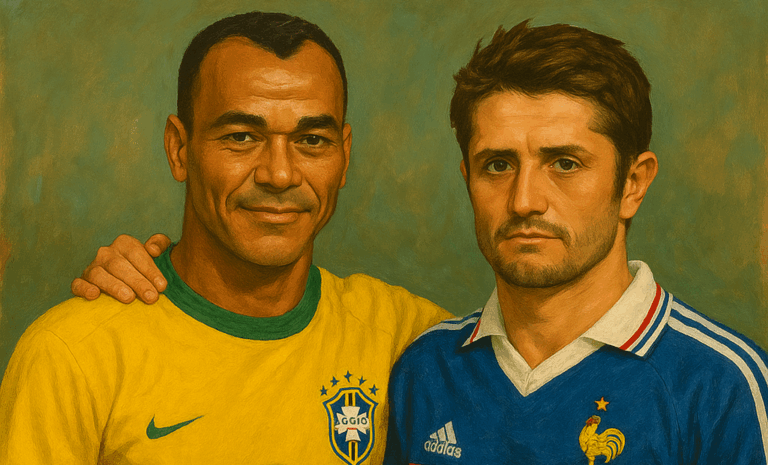 Cafu and Lizarazu
