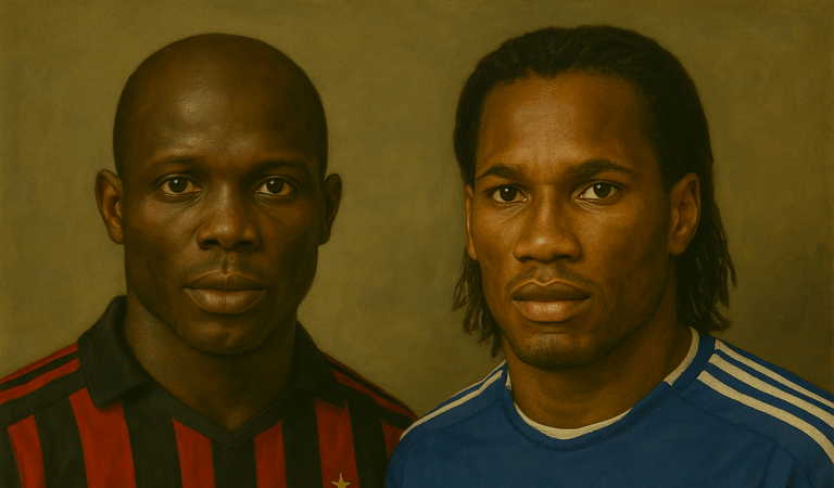 Weah and Drogba